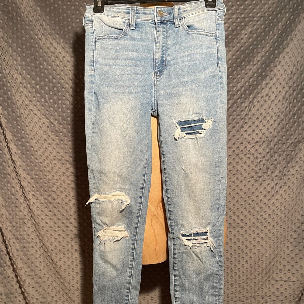 super high rise american eagle jegging